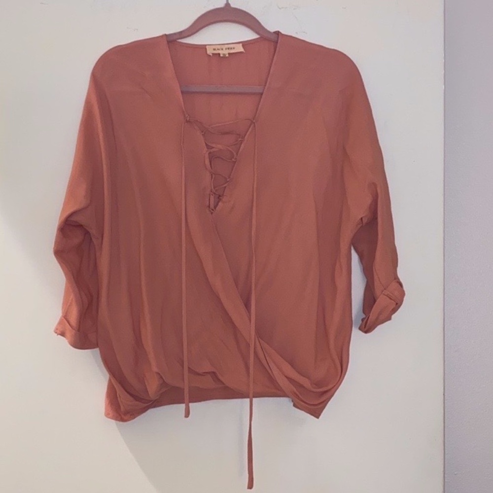 Coral Blouse